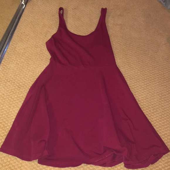 Express Dresses & Skirts - Express deep red skater dress